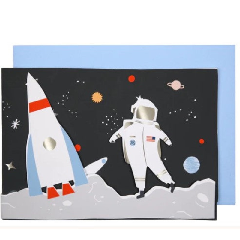 3D Space Stand-Up Card